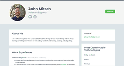 Desktop Screenshot of johnmitsch.com